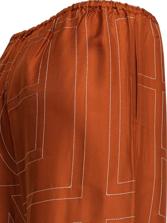 25FW 토템 스트레이트 팬츠 241 WRB1092 FB0089161 Brown - TOTEME