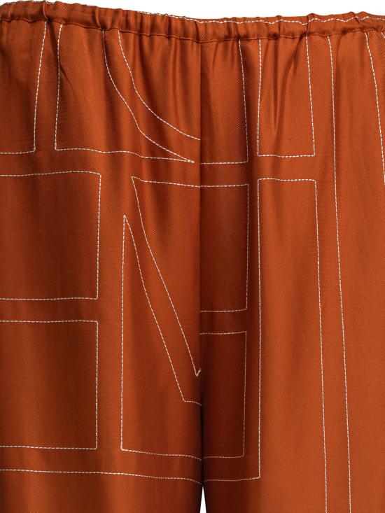 25FW 토템 스트레이트 팬츠 241 WRB1092 FB0089161 Brown - TOTEME