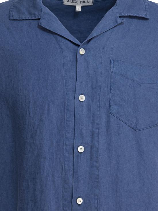 26SS 알렉스 밀 반팔 셔츠 234 MS035 2703PACIFIC Light blue - ALEX MILL