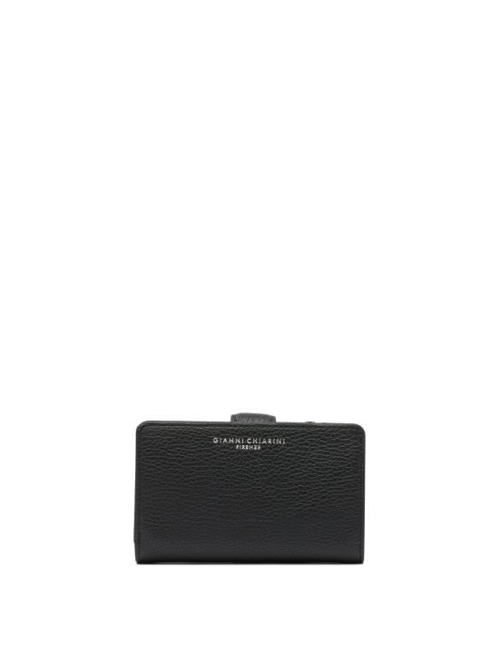 26SS 지아니 끼아리니 지갑 PFWBW13757GRNWALLETS GRAIN001 NERO Black