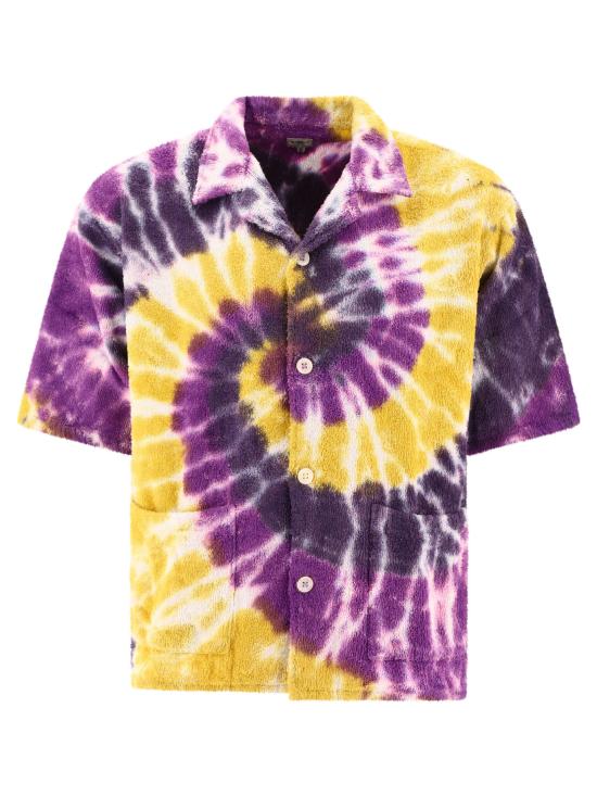  사우스투웨스트에잇 반팔 셔츠 OT515B YELLOW PURPLE Purple