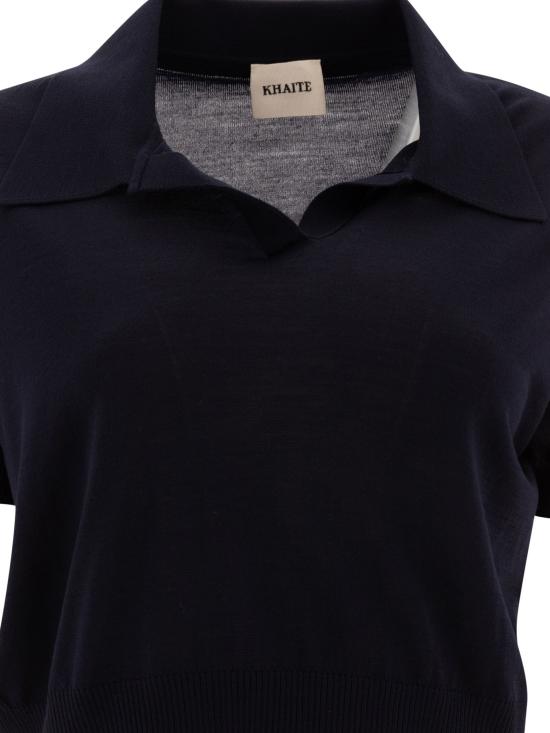 26SS 케이트 폴로 티셔츠 9747511358 Blue - KHAITE