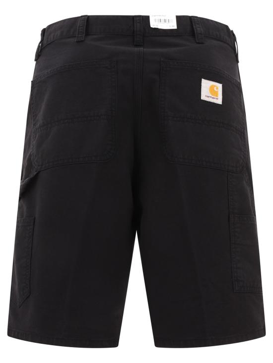  칼하트 WIP 싱글 니 쇼츠 I03150489 GD Black - CARHARTT WIP