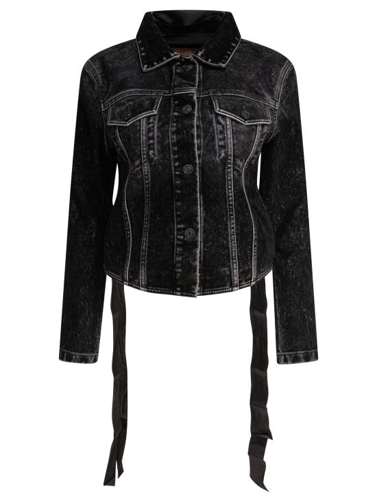  발렌시아가 레이스업 자켓 831697TSW651963 Black