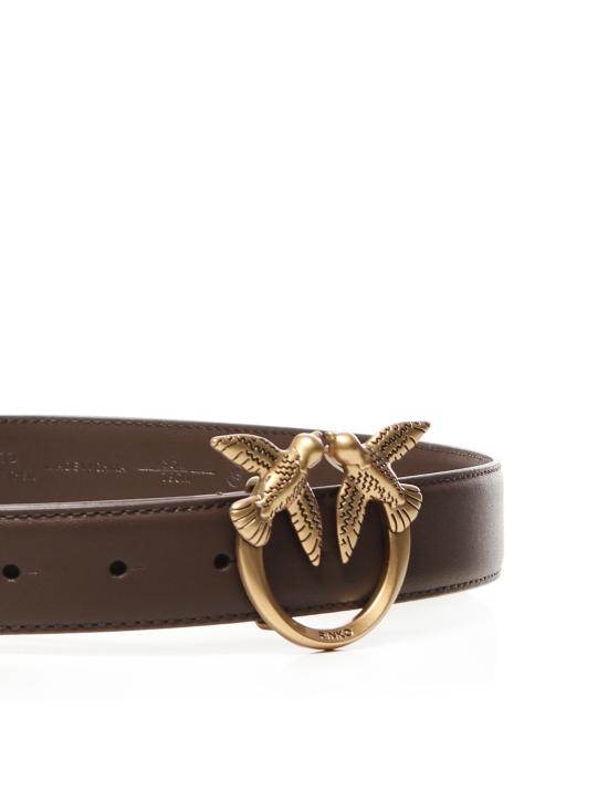 25FW 핑코 벨트 100125 A0F1 L74Q Brown - PINKO