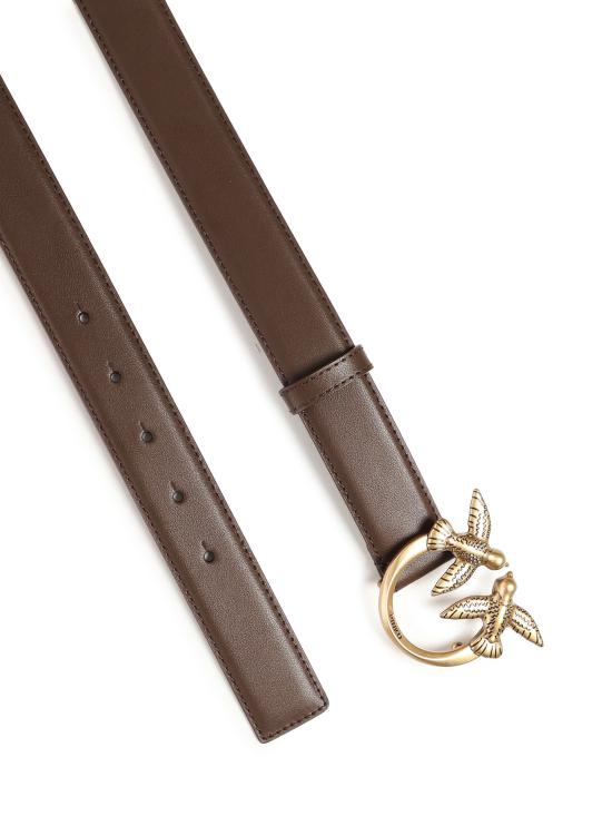 25FW 핑코 벨트 100125 A0F1 L74Q Brown - PINKO