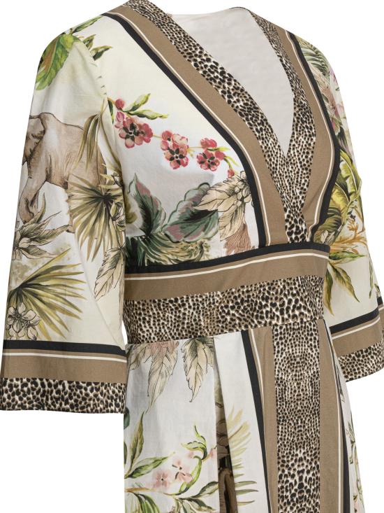 25SS 엘리 사브 롱 원피스 D0716PS25PO013FOULARD Green - ELIE SAAB