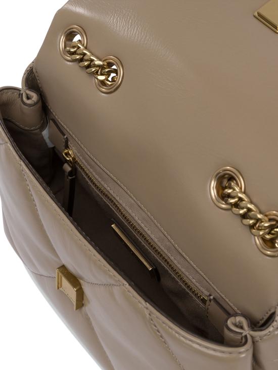 26SS 토리버치 스몰 키라 다이아몬드 퀼트 컨버터블 숄더백 154706250 Brown - TORY BURCH