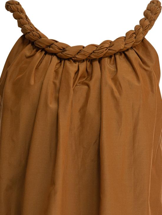 25FW 루루 드 세종 민소매 티셔츠 GARINOOCHER Brown - LOULOU DE SAISON
