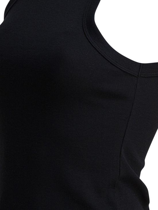 25FW 토템 민소매 티셔츠 211 437 772200 Black - TOTEME