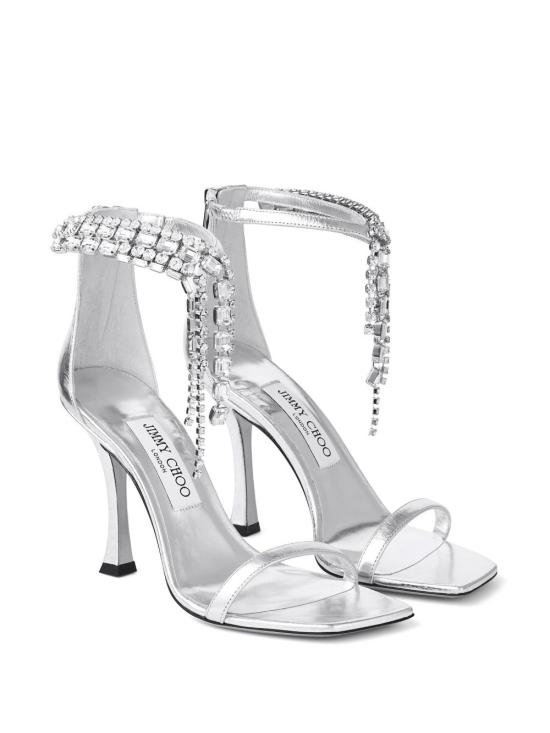 25FW 지미추 힐/펌프스 VERITY SANDAL 100 SHSSILVER - JIMMY CHOO