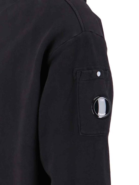 25FW 씨피 컴퍼니 긴팔 티셔츠 19CMSS059A006372G 999 Black - C.P. COMPANY