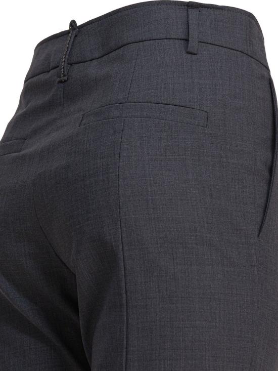 25FW 알렉산더 맥퀸 스트레이트 팬츠 826951QJAFD1121 Grey - ALEXANDER MCQUEEN