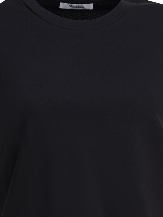 25FW 막스마라 반팔 티셔츠 2521976028NERINA005 Black - MAX MARA