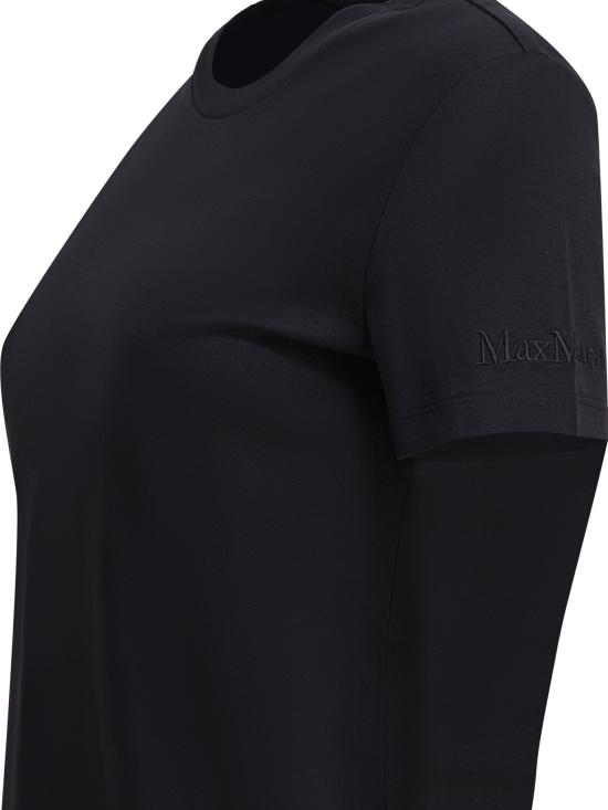 25FW 막스마라 반팔 티셔츠 2521976028NERINA005 Black - MAX MARA