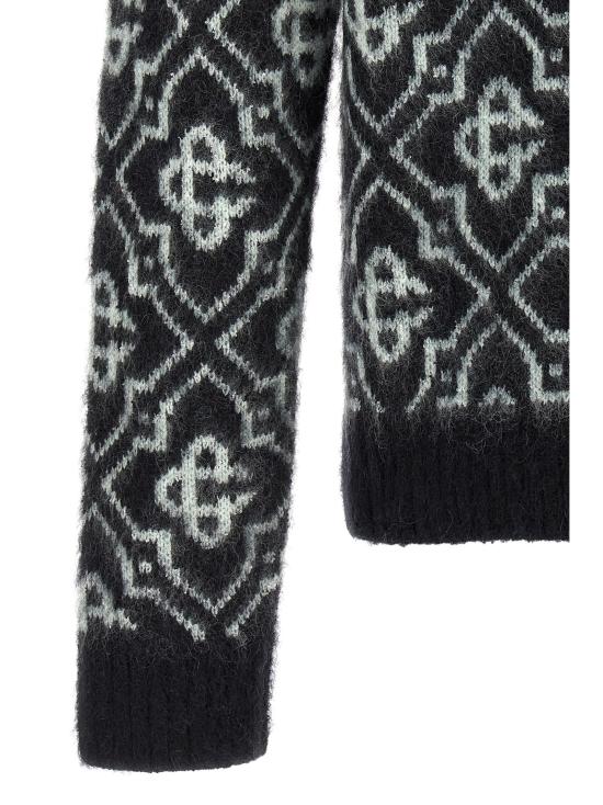 25FW 카사블랑카 스웨터 MPF25KW100402MONOGRAM - CASABLANCA