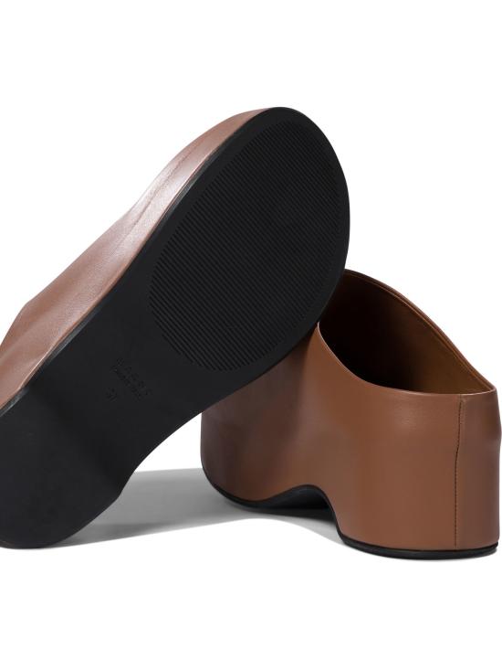 25FW 마르니 뮬/슬리퍼 SBMS009704P362800M81 BROWN - MARNI