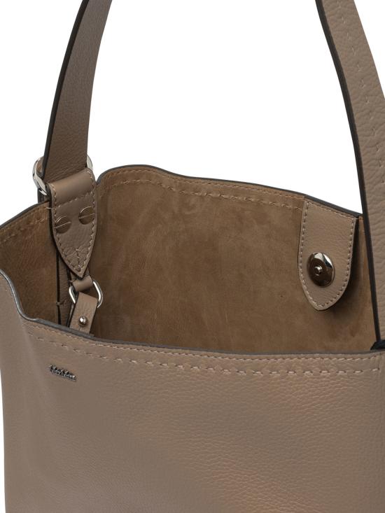 25FW 막스마라 아르케티포 레더 스몰 핸드백 2524516021ARCHETIPO1SV2002 BROWN - MAX MARA
