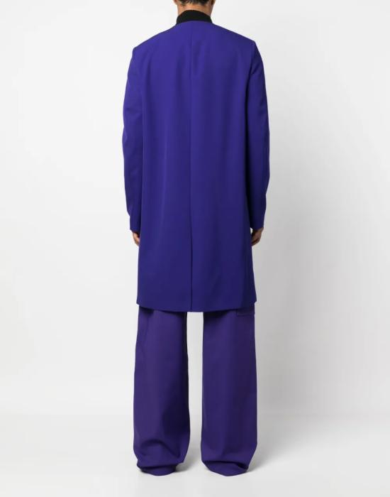 25FW 오프화이트 코트 OMER079S23FAB0013700 PURPLE - OFF WHITE