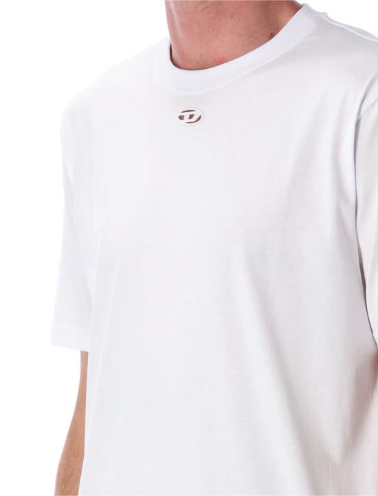 25FW 디젤 반팔 티셔츠 A194200NIAX 100 WHITE - DIESEL