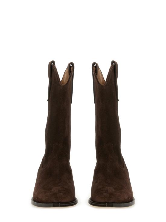 26SS 이자벨마랑 두에르토 레더 카우보이 부츠 BO0003FAA1A03S 50CL BROWN - ISABEL MARANT