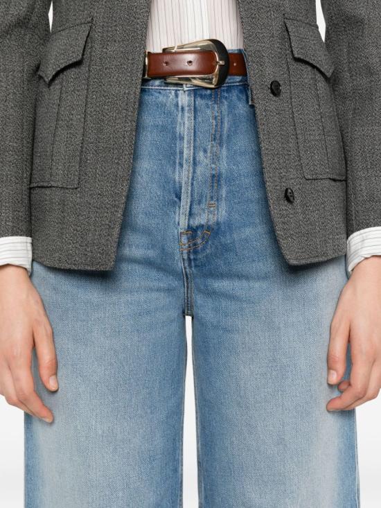 25FW 구찌 와이드 레그 데님 팬츠 816971XDC7S4009 Denim - GUCCI