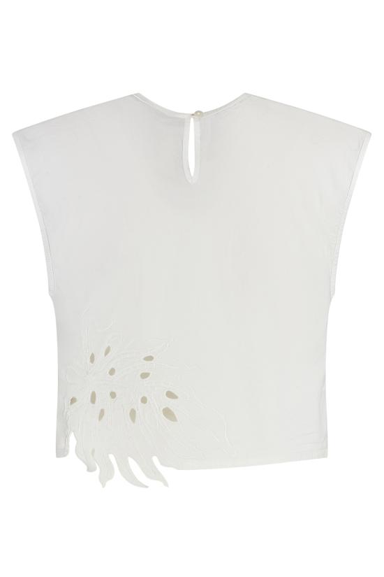 25SS 핑코 반팔 티셔츠 104850A2H0Z05 White