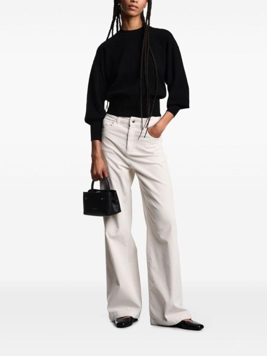 25FW 엠포리오 아르마니 스트레이트 팬츠 EW000749AF17028U1144 IVORY - EMPORIO ARMANI