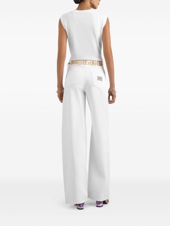 25FW 돌체앤가바나 반팔 티셔츠 F8V61ZGDC6UW0800 WHITE - DOLCE & GABBANA