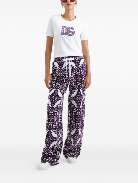 25FW 돌체앤가바나 반팔 티셔츠 F8N08ZGDC6UW0800 WHITE - DOLCE & GABBANA