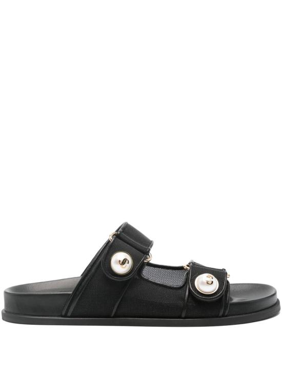 25FW 지미추 샌들 FAYENCESANDALMHPBLACKBLACK