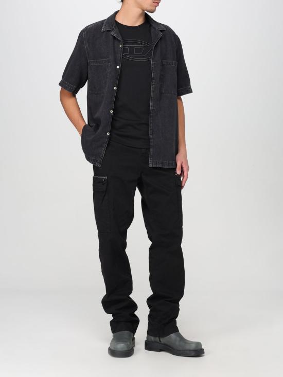 25FW 디젤 반팔 티셔츠 A174020NJBMT 9XX Black - DIESEL