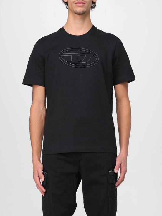 25FW 디젤 반팔 티셔츠 A174020NJBMT 9XX Black