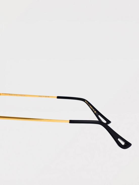 26SS 디타 선글라스 23007 D 18K Gold w Dark Grey to Clear Gold Flash A Green - DITA