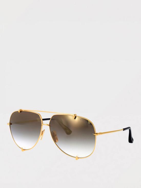 26SS 디타 선글라스 23007 D 18K Gold w Dark Grey to Clear Gold Flash A Green