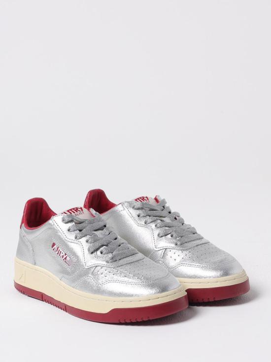 25FW 오트리 메달리스트 로우 스니커즈  AULW PA03 Silver - AUTRY