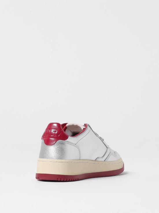 25FW 오트리 메달리스트 로우 스니커즈  AULW PA03 Silver - AUTRY