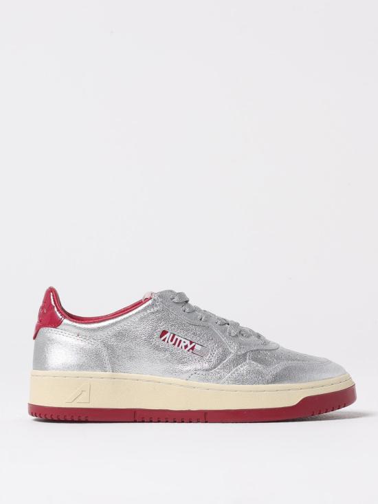 25FW 오트리 메달리스트 로우 스니커즈  AULW PA03 Silver