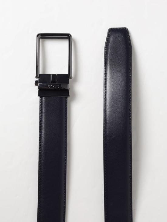 25SS 보스 가죽 벨트 50537049 411 Blue - BOSS