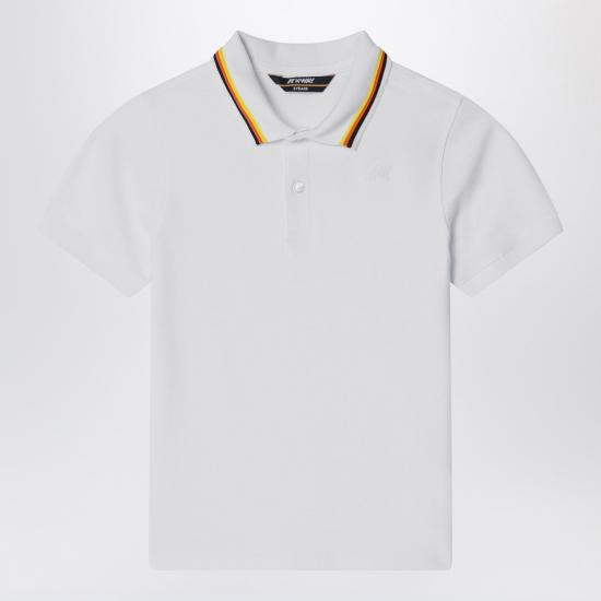 25SS [키즈] 까웨 폴로 티셔츠 K6126MWCO White
