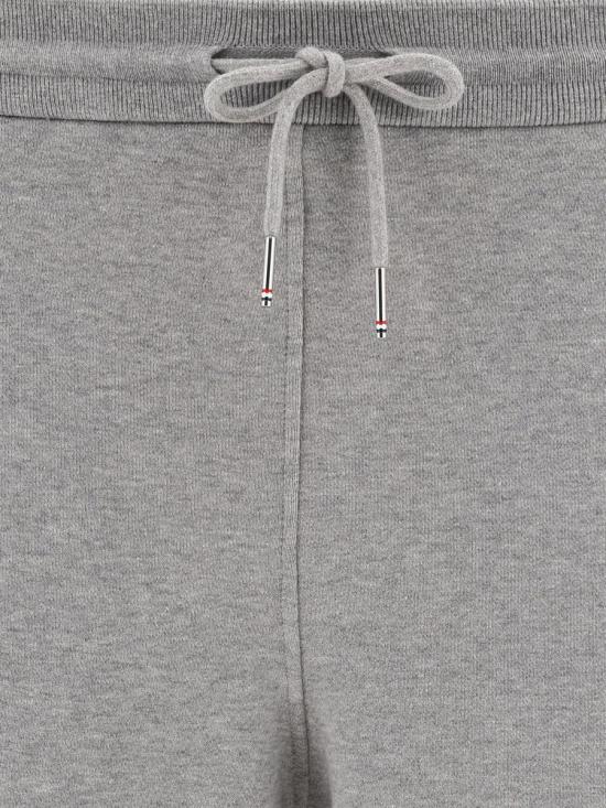 25FW 톰브라운 RWB 코튼 사선 버뮤다 MJQ012H00535068 GREY - THOM BROWNE