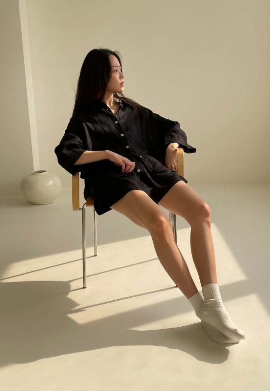  데이지 스튜디오 블라우스 The 03 세트 블랙 - DEIJI STUDIO