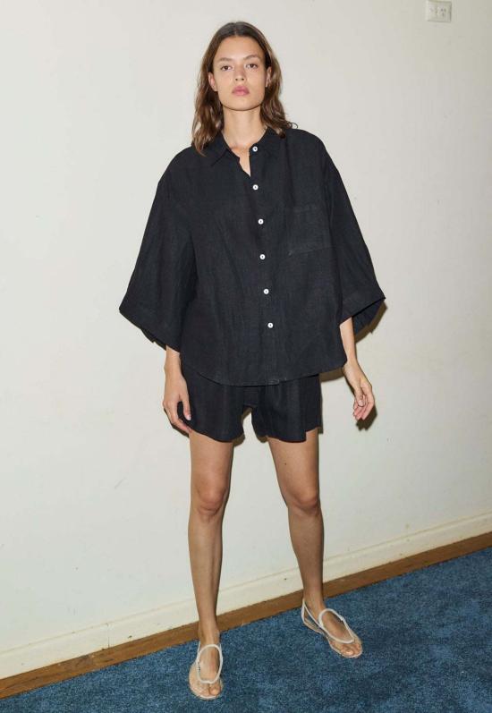  데이지 스튜디오 블라우스 The 03 세트 블랙