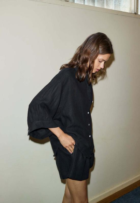  데이지 스튜디오 블라우스 The 03 세트 블랙 - DEIJI STUDIO