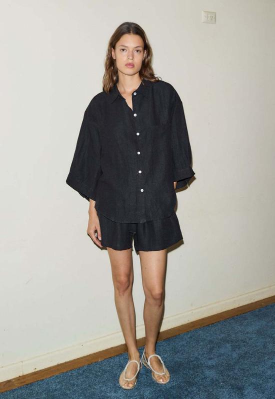  데이지 스튜디오 블라우스 The 03 세트 블랙 - DEIJI STUDIO