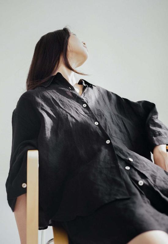  데이지 스튜디오 블라우스 The 03 세트 블랙 - DEIJI STUDIO