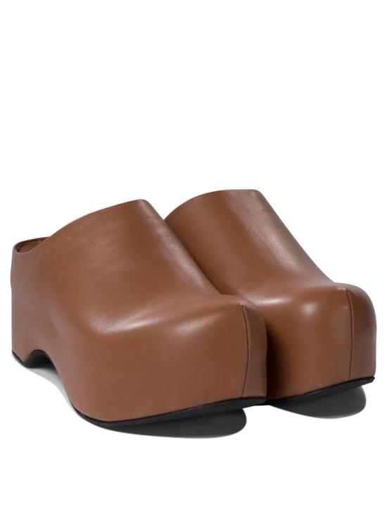 25FW 마르니 뮬/슬리퍼 SBMS009704P362800M81 BROWN - MARNI