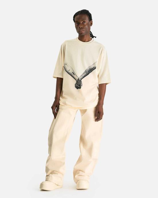  릭 오웬스 데님 팬츠 더블 니 게스 팬츠 - RICK OWENS