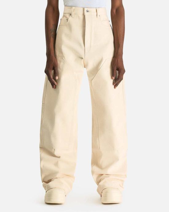  릭 오웬스 데님 팬츠 더블 니 게스 팬츠