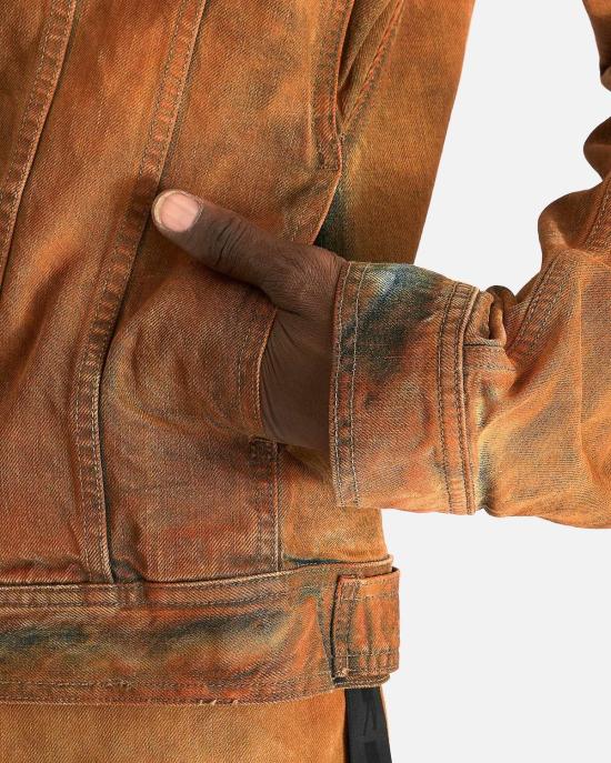  릭 오웬스 데님 자켓 트러커 재킷 - RICK OWENS